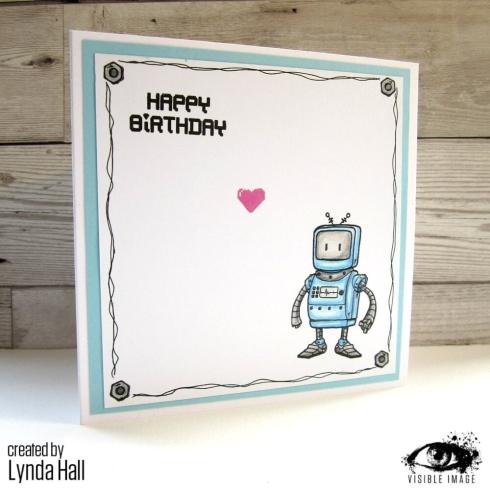 Visible Image - Stempelset A6 "Robot Data" Clear Stamps