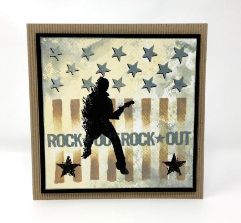 Visible Image - Stempelset A6 "Rock Out" Clear Stamps