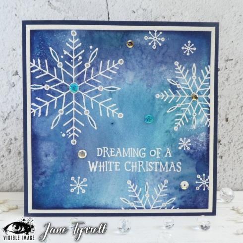 Visible Image - Stempelset A6 "Sketched Snowflakes" Clear Stamps