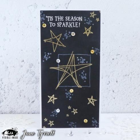 Visible Image - Stempelset A6 "Sketched Stars" Clear Stamps