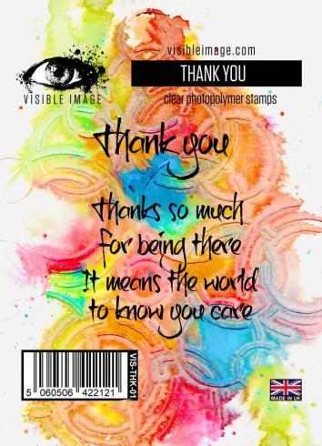 Visible Image - Stempelset A7 "Thank You" Clear Stamps