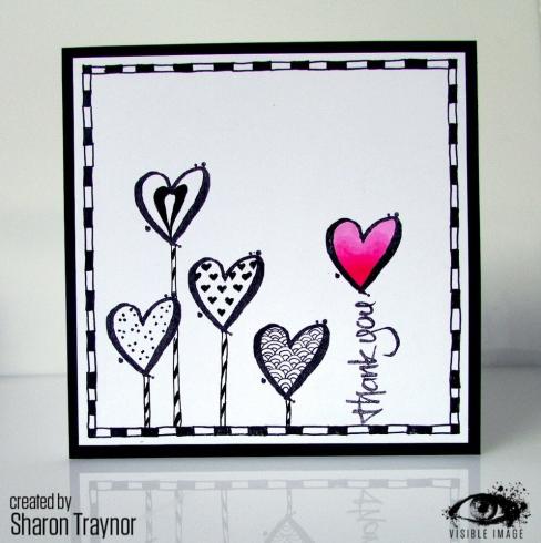 Visible Image - Stempelset A7 "Thank You" Clear Stamps