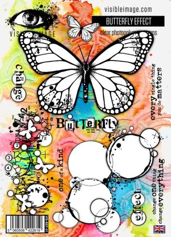 Visible Image - Stempelset A5 "Butterfly Effect" Clear Stamps