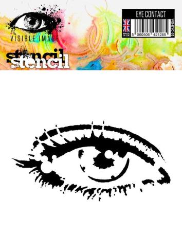 Visible Image - Schablone 6x6 Inch "Eye Contact" Stencil