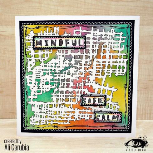 Visible Image - Schablone 6x6 Inch "Mesh it Up" Stencil