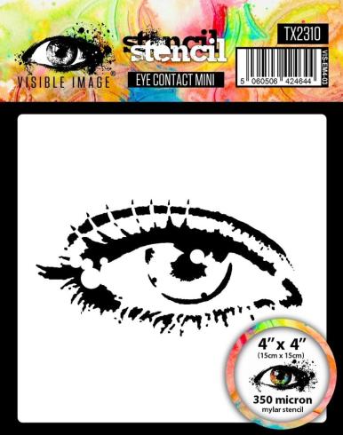 Visible Image - Schablone 4x4 Inch "Eye Contact Mini" Stencil