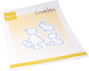 Marianne Design - Präge- und Stanzschablone "Silhouette Girl" Creatables Dies