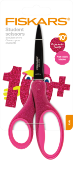 Fiskars - Kinderschere "Glitter Pink" Student Scissors 18cm