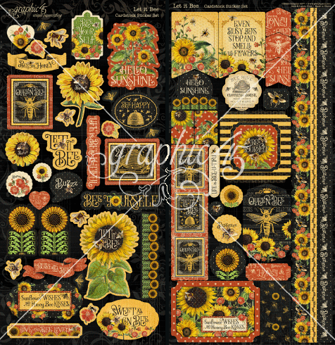 Graphic 45 - Designpapier "Let it Bee Keepsake "  Deluxe Collectors Edition 12x12 Inch - 22 Bogen