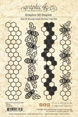 Graphic 45 - Designpapier "Let it Bee Keepsake Kit"  Deluxe Collectors Edition 12x12 Inch - 22 Bogen