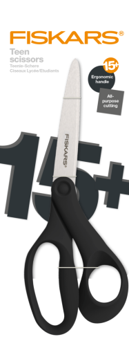 Fiskars - Jugendschere "Black" Teen Scissors 20cm