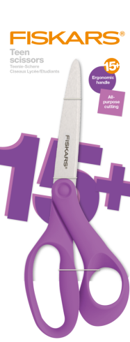 Fiskars - Jugendschere "Purple" Teen Scissors 20cm