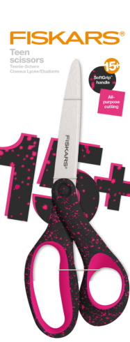 Fiskars - Jugendschere "Speckled Pink" Teen Scissors 20cm