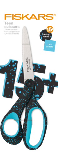 Fiskars - Jugendschere "Speckled Teal" Teen Scissors 20cm