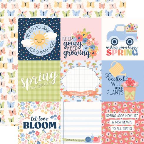 Echo Park - Designpapier "Blossoms And Bees" Collection Kit 12x12 Inch - 12 Bogen