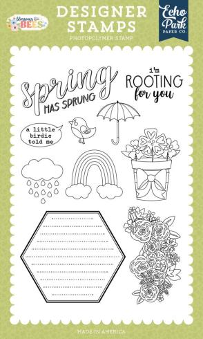 Echo Park - Stempelset "Rooting For You" Clear Stamps