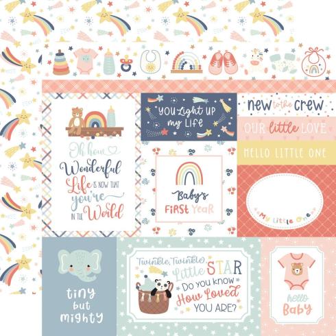 Echo Park - Designpapier "Baby On Board It's a Girl!" Collection Kit 12x12 Inch - 12 Bogen