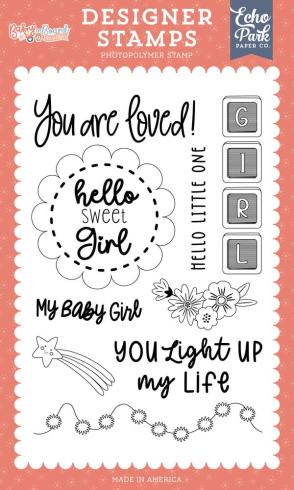 Echo Park - Stempelset "Hello Little Love" Clear Stamps