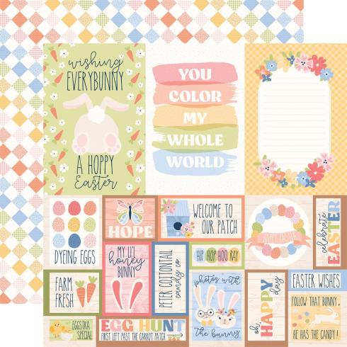 Echo Park - Designpapier "Bunnies And Baskets" Collection Kit 12x12 Inch - 12 Bogen