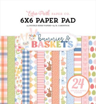 Echo Park - Designpapier "Bunnies And Baskets" Paper Pack 6x6 Inch - 24 Bogen