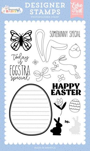 Echo Park - Stempelset "Eggstra Special" Clear Stamps