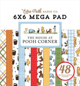 Echo Park - Designpapier "The House At Pooh Corner" Cardmakers Mega Pad 6x6 Inch - 48 Bogen