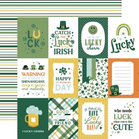 Echo Park - Designpapier "Lucky Charm" Collection Kit 12x12 Inch - 12 Bogen