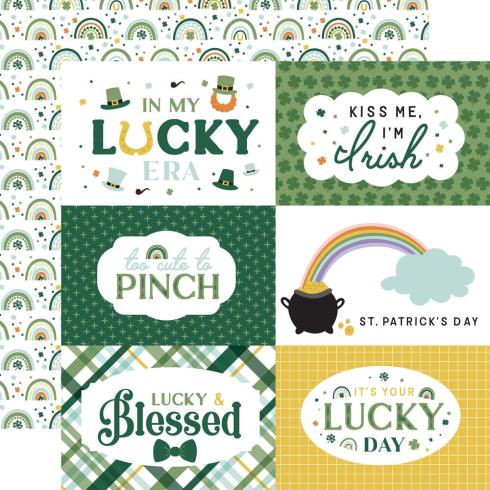 Echo Park - Designpapier "Lucky Charm" Collection Kit 12x12 Inch - 12 Bogen