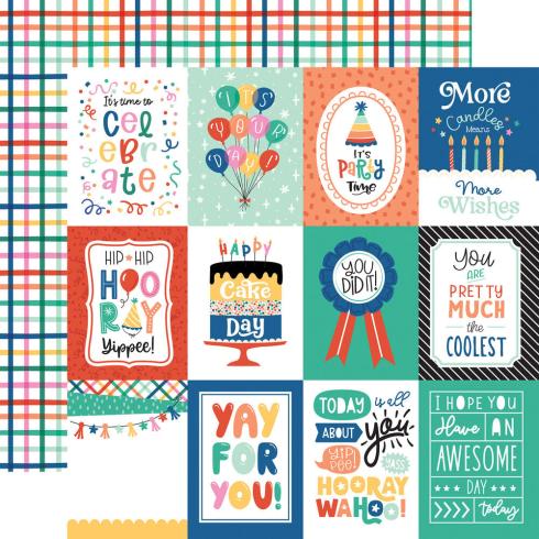 Echo Park - Designpapier "Hip Hip Hooray" Collection Kit 12x12 Inch - 12 Bogen