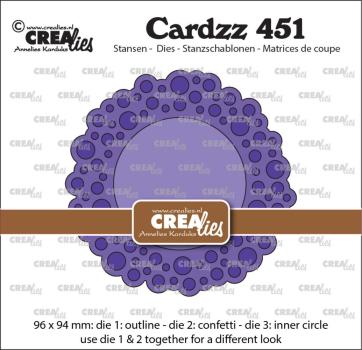 Crealies - Stanzschablone "No. 451 Confetti Circles" Cardzz Dies