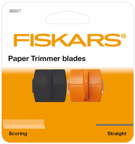 Fiskars - Ersatzklingen Schneiden Falzen - Trimmer Blades TripleTrack Straight Cutting & Scoring