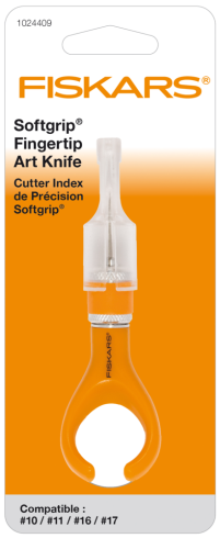 Fiskars - Bastelmesser - Foftgrip Fingertip Art Knife