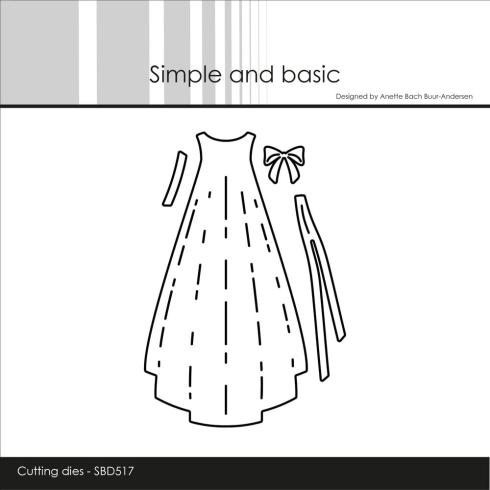 Simple and Basic - Stanzschablone 5x9cm "Christening Gown" Dies