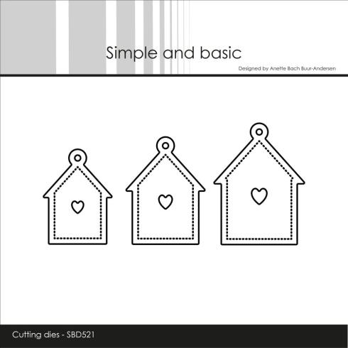 Simple and Basic - Stanzschablone "Houses" Dies