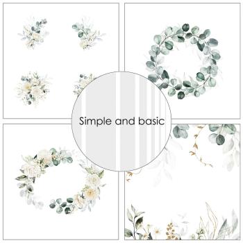 Simple and Basic - Designpapier "Paper pad" Paper Pack 12x12 Inch - 8 Bogen 