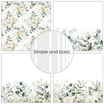 Simple and Basic - Designpapier "Paper pad" Paper Pack 12x12 Inch - 8 Bogen 