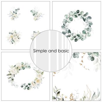 Simple and Basic - Designpapier "Soft and Elegant" Paper Pack 6x6 Inch - 24 Bogen 