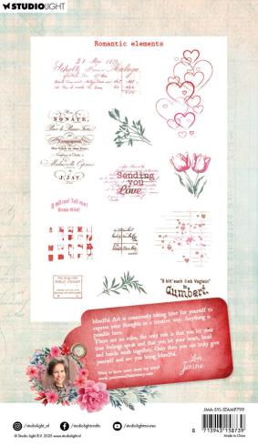 Studio Light - Stempelset "Romantic Elements" Clear Stamps