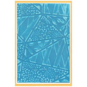 Sizzix - 3D Prägefolder "Fragmented Floral" Embossing Folder Design by Stacey Park