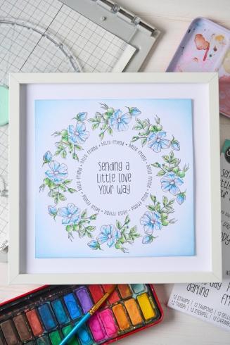 Sizzix - Stempelset "Wildflower Botanicals" Clear Stamps Design by Lisa Jones