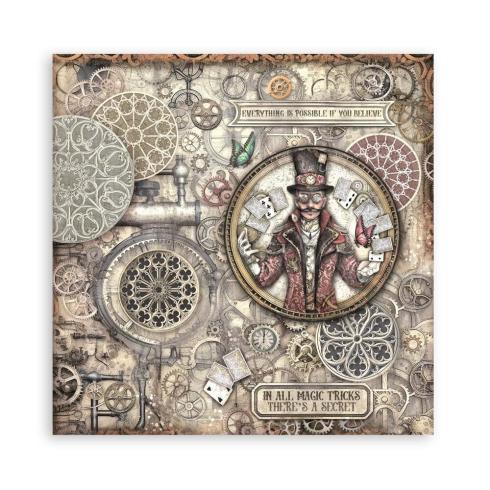 Stamperia - Designpapier "Master of Magic" Maxi Paper Pack 12x12 Inch - 22 Bogen