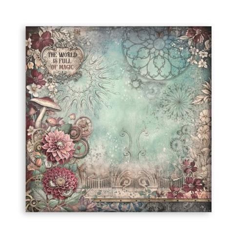 Stamperia - Designpapier "Master of Magic" Maxi Paper Pack 8x8 Inch - 22 Bogen