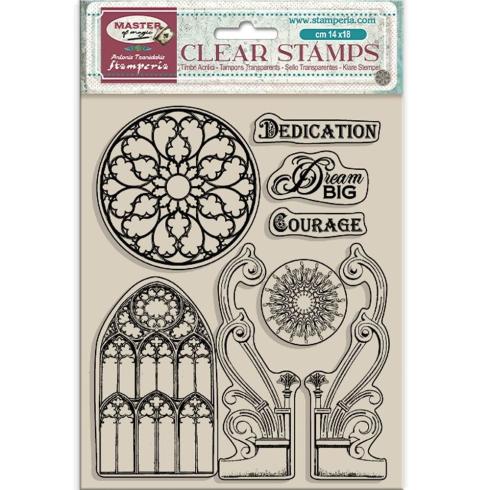 Stamperia - Stempelset "Gothic Elements" Clear Stamps