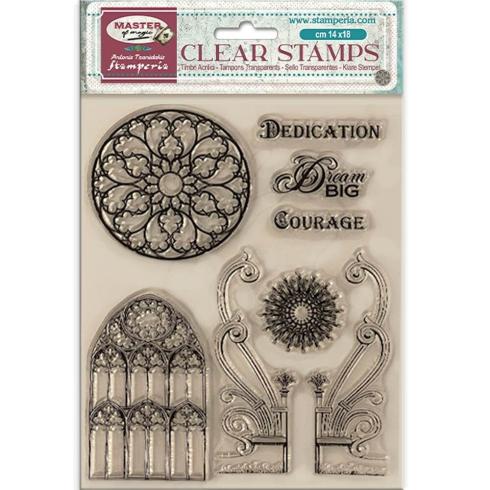 Stamperia - Stempelset "Gothic Elements" Clear Stamps