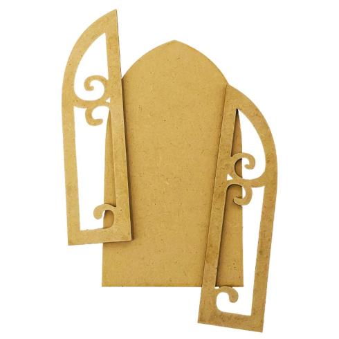 Stamperia - Holzteile "Master of Magic Window" MDF Crafty Shapes Blanks