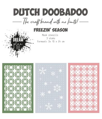 Dutch Doobadoo - Schablone 15x24cm "Freezin' Season" Stencil