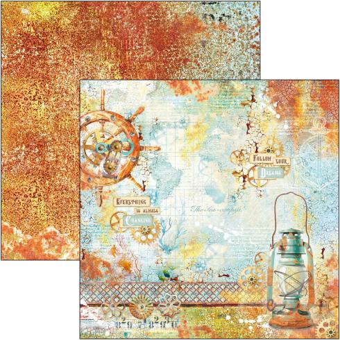 Ciao Bella - Designpapier "Coral Reef" Paper Pack 12x12 Inch - 12 Bogen