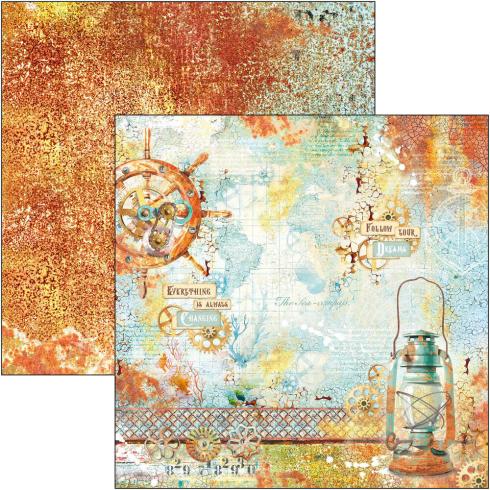 Ciao Bella - Designpapier "Coral Reef" Paper Pack 8x8 Inch - 12 Bogen