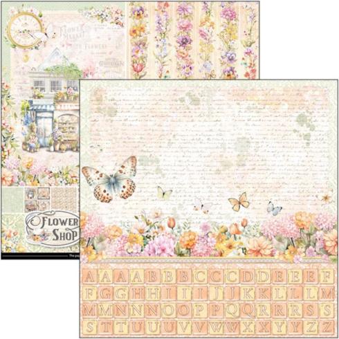 Ciao Bella - Designpapier "Flower Shop" Patterns Paper Pack 12x12 Inch - 8 Bogen