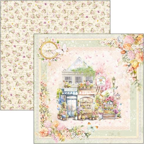 Ciao Bella - Designpapier "Flower Shop" Patterns Paper Pack 12x12 Inch - 8 Bogen